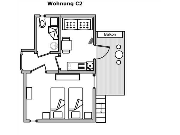 Ferienwohnung Wohnung C2 - Am Apfelgarten, Lüneburg, Lüneburg, Niedersachsen, Deutschland, Bild 7