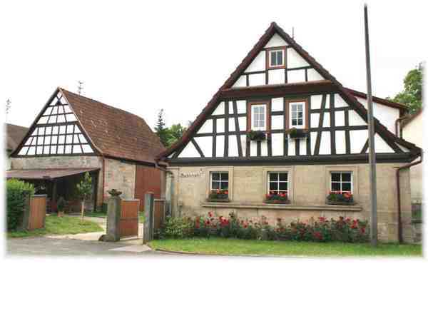Ferienhaus im Fachwerkhof, Friesenhausen, Franken, Bayern, Deutschland, Bild 1
