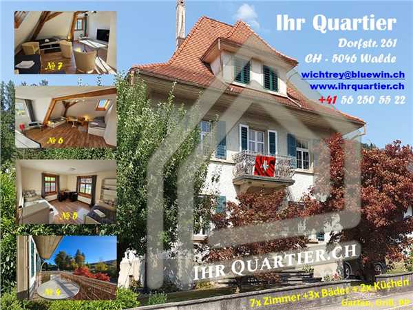 Ferienwohnung Ihr Quartier.ch, Walde - Schmiedrued, Kulm, Aargau, Schweiz, Bild 1