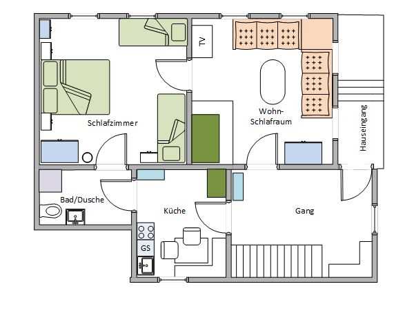 Ferienwohnung FeWo Nr. 2 im Ferienhaus Kathrili, Gaschurn, Montafon, Vorarlberg, Österreich, Bild 5