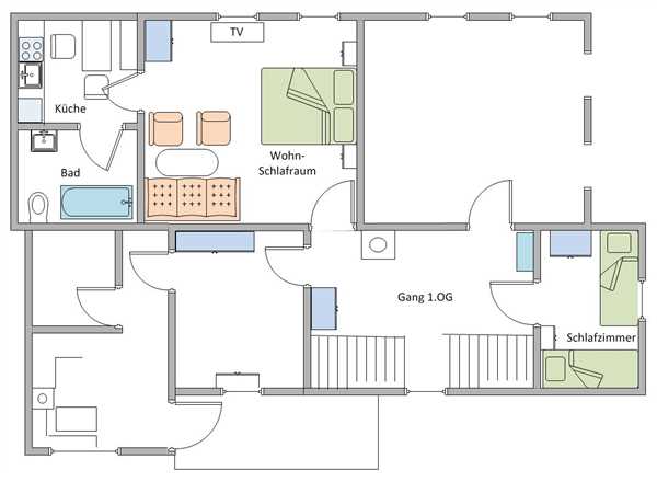 Ferienwohnung FeWo Nr. 3 im Ferienhaus Kathrili, Gaschurn, Montafon, Vorarlberg, Österreich, Bild 5